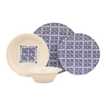 Set veselă 24 piese din gresie ceramică Kütahya Porselen Santorini