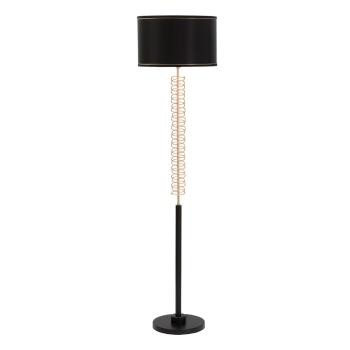 Lampadar Mauro Ferretti Twist, negru