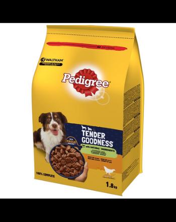 PEDIGREE Tender Goodness 5x1,8 kg hrana semi-umeda pentru caini adulti, cu pasare