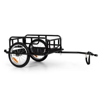 KLARFIT OX, remorcă pentru bagaje, 40 kg / 65 l, remorcă pentru biciclete, anvelope de 16 'x 1,75', negru