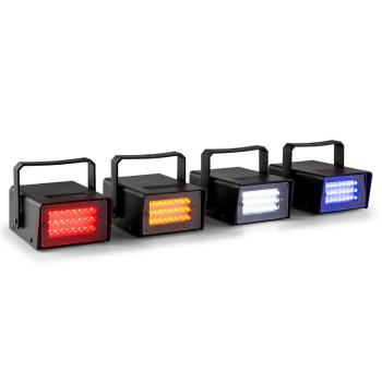 Beamz Mini, set de patru lumini LED stroboscopice în RGBW
