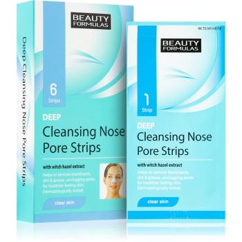 Beauty Formulas Clear Skin benzi de curățare pentru nas 6 buc