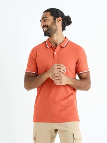 Celio Belina Polo Tricou Portocaliu