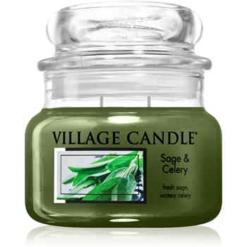 Village Candle Sage & Celery lumânare parfumată 262 g