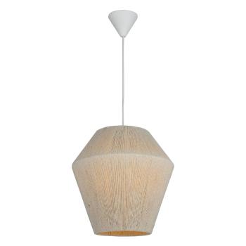 Lustră Homemania Decor Fero, înălțime 30 cm, alb-bej