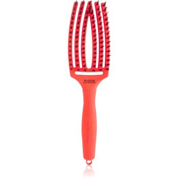 Olivia Garden Fingerbrush ThinkPink perie de tip paletă Neon Orange