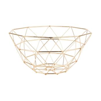 Fructieră PT LIVING Diamond, ⌀ 30 cm, auriu