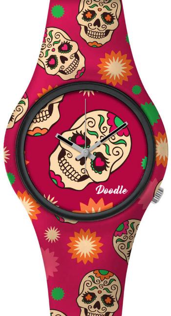 Doodle Calaveras Mood Red Skull DOCA001