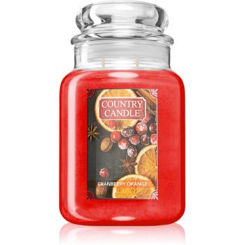 Country Candle Cranberry Orange lumânare parfumată 680 g