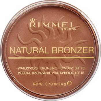 Rimmel Natural Bronzer pudra bronzanta impermeabila SPF 15 culoare 025 Sung Glow 14 g