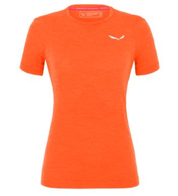 Tricou pentru femei Salewa Pedroc Merino Responsive Seamless 28321-4150 portocaliu roșu