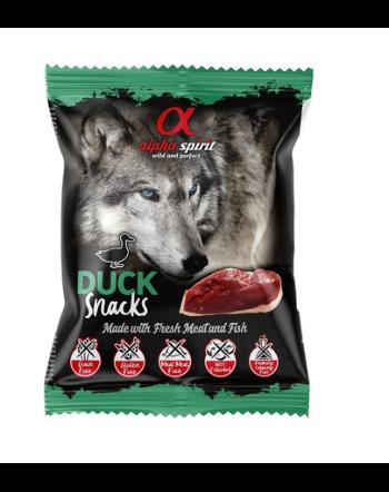 ALPHA SPIRIT Snack recompensa cu rata pentru caini 50 g