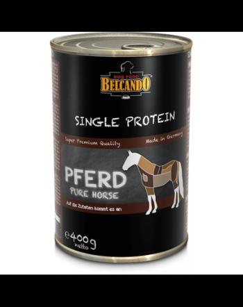 BELCANDO Single Protein hrana umeda pentru caini, cu carne de cal, 400 g