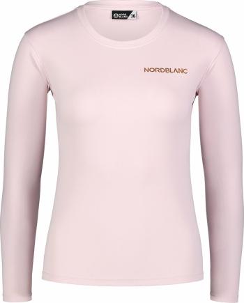 Pentru femei fitness tricou Nordblanc Ciocnire roz NBSLF7448_BRR