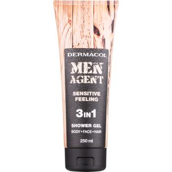 Dermacol Men Agent Sensitive Feeling gel de duș 3 in 1 250 ml