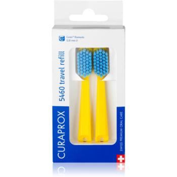 Curaprox Travel Set 2-pack Set de călătorii capete de schimb yellow 2 buc