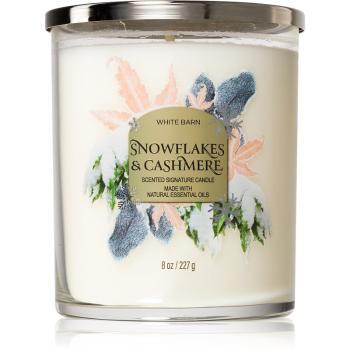 Bath & Body Works Snowflakes & Cashmere lumânare parfumată 227 g