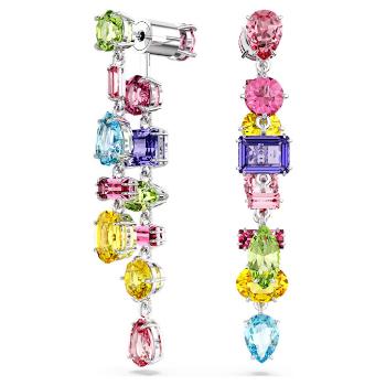 Swarovski Cercei asimetrici colorați cu cristale Gema 5656417