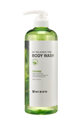 Mizon Gel de duș pentru piele iritată și problematică Teatree My Relaxing Time (Body Wash) 800 ml