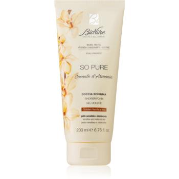 BioNike So Pure Incanto d'Armonia gel parfumat pentru duș pentru femei Golden Vanilla & Iris 200 ml