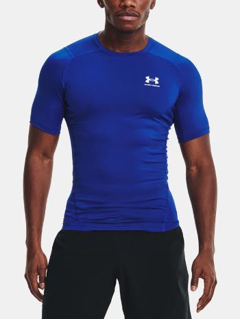 Under Armour HG Armour Comp SS Tricou Albastru