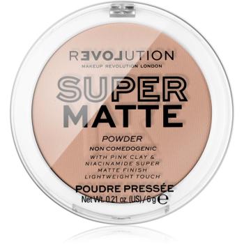 Revolution Relove Super Matte pudra matuire culoare Beige 6 g