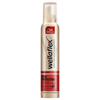 Wella Spumă cu fixare ultra puternică și protecție termică Wellaflex Heat Creation (Mousse) 200 ml