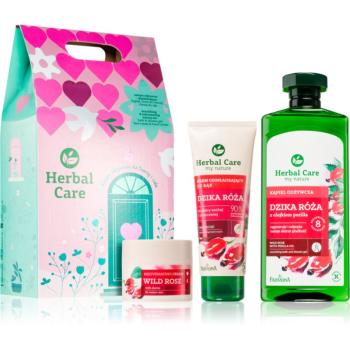 Farmona Herbal Care Wild Rose set cadou cu efect de nutritiv 3 buc