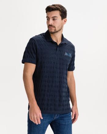 Armani Exchange Polo Tricou Albastru