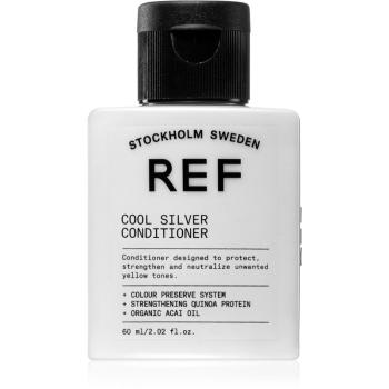 REF Cool Silver Conditioner balsam hidratant de neutralizare tonuri de galben 60 ml