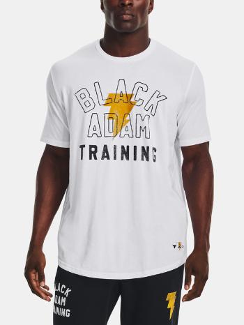 Under Armour Project Rock BA Graphic SS 2 Tricou Alb