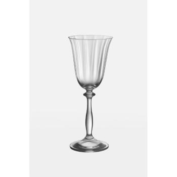 Set 6 pahare pentru vin Crystalex Angela Optic, 185 ml