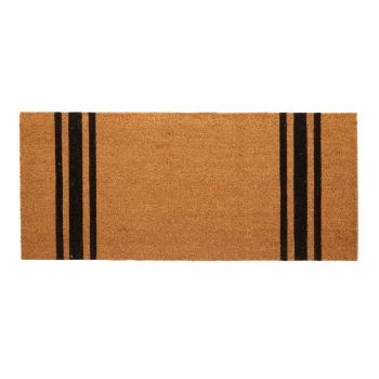 Covoraș de intrare din fibre de nucă de cocos 55x125 cm Black Stripe – Premier Housewares