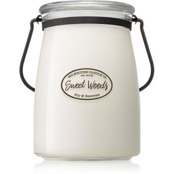 Milkhouse Candle Co. Creamery Sweet Woods lumânare parfumată  Butter Jar 624 g
