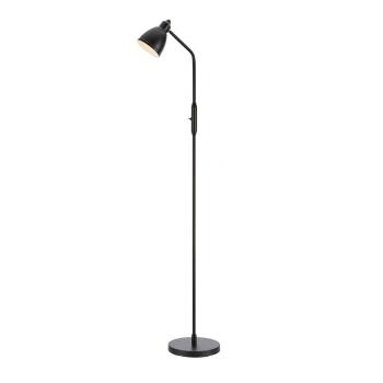 Lampadar negru mat cu abajur din metal (înălțime 143 cm) Story – Markslöjd