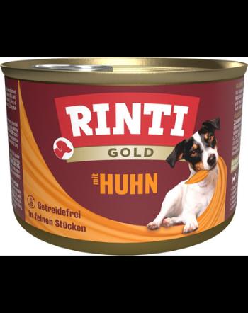 RINTI Gold Chicken Mini pui hrana pentru caini de rase mici 185 g