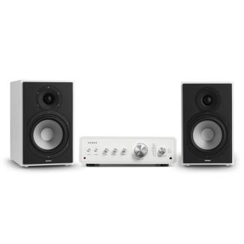 Numan Drive 802, set stereo, amplificator stereo, difuzor de raft, alb / alb