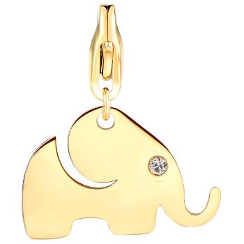 S`Agapõ Pandantiv Elefant placat cu aur Happy SHA319