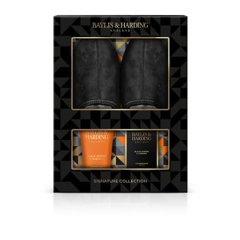 Baylis & Harding Set cadou cu papuci Piper Negru & Ginseng 3 buc