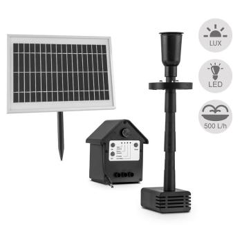 Blumfeldt Waterworks 500 Pompa de apa Fountain solar 500l / h Indicator baterie