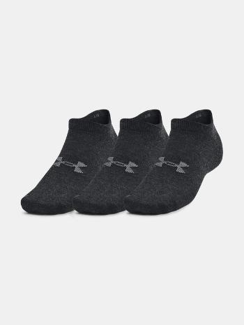 Under Armour UA Essential No Show Set de 3 perechi de șosete Negru