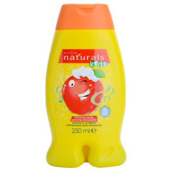 Avon Naturals Kids sampon si balsam 2 in 1 pentru copii cu parfum Amazing Apple 250 ml