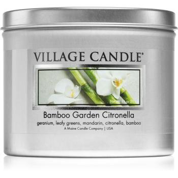 Village Candle Bamboo Garden Citronella lumânare parfumată  în placă 311 g