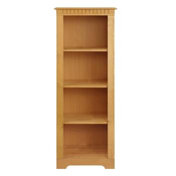 Bibliotecă în culoare naturală din lemn de pin 50x135 cm Cubrix – Støraa