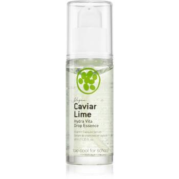 Too Cool For School Caviar Lime Hydra Vita Drop Essence esenta faciala pentru luminozitate si hidratare 40 ml