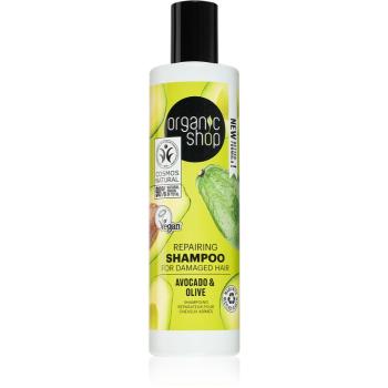 Organic Shop Avocado & Olive șampon regenerator pentru par deteriorat 280 ml