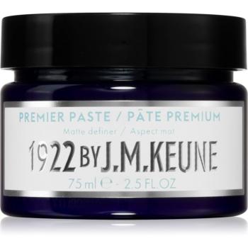 Keune 1922 Premier Paste pasta pentru styling mata cu fixare foarte puternica 75 ml