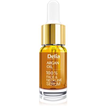 Delia Cosmetics Professional Face Care Argan Oil Ser pentru regenerare si intinerire cu acid hialuronic pentru fata, gat si piept 10 ml