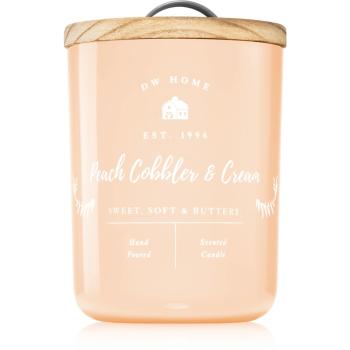 DW Home Farmhouse Peach Cobbler & Cream lumânare parfumată 428 g
