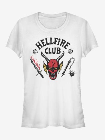 ZOOT.Fan Netflix Hellfire Club Stranger Things Tricou Alb